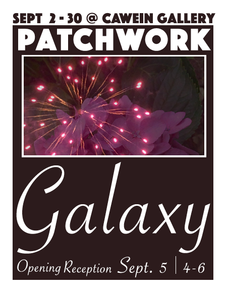 show poster for patchwork galaxy 