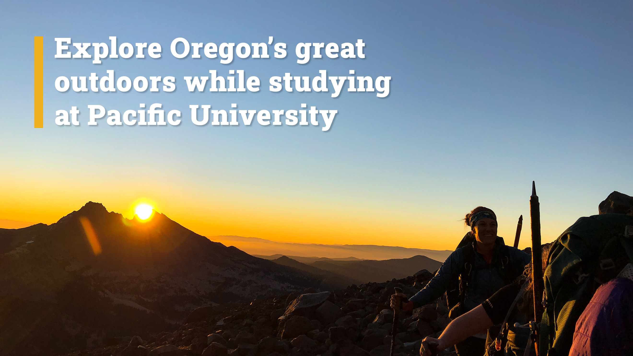 Explore Oregon's great outdoors while studying at Pacific University