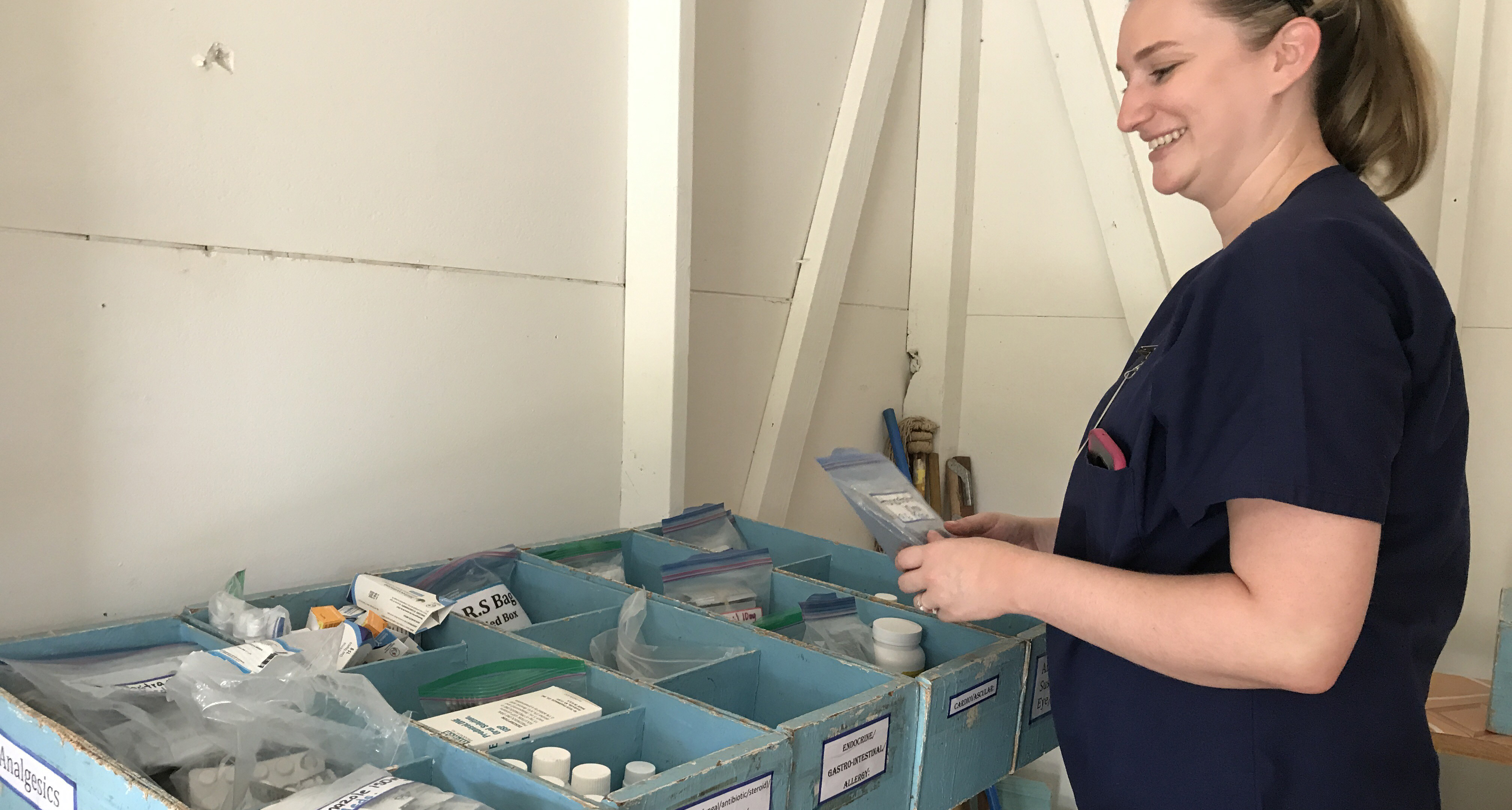 Pharmacy student works in a rural clinic in Belize