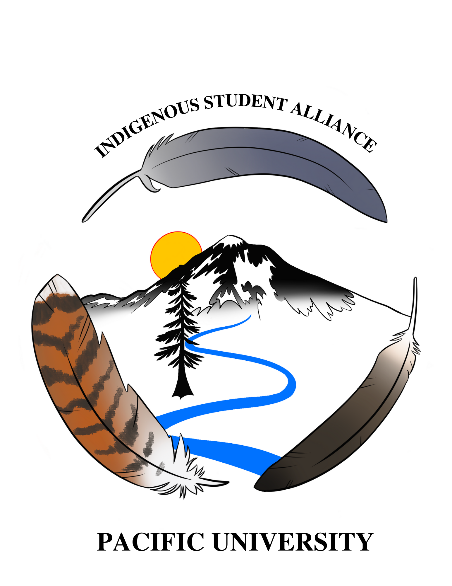 Indigenous Student Alliance Logo Pacific University