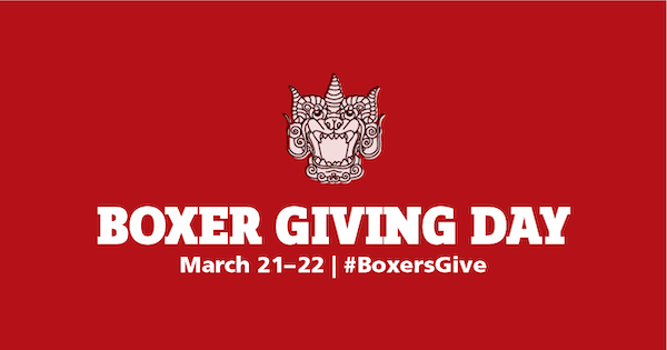 Boxer Giving Day March 20-23