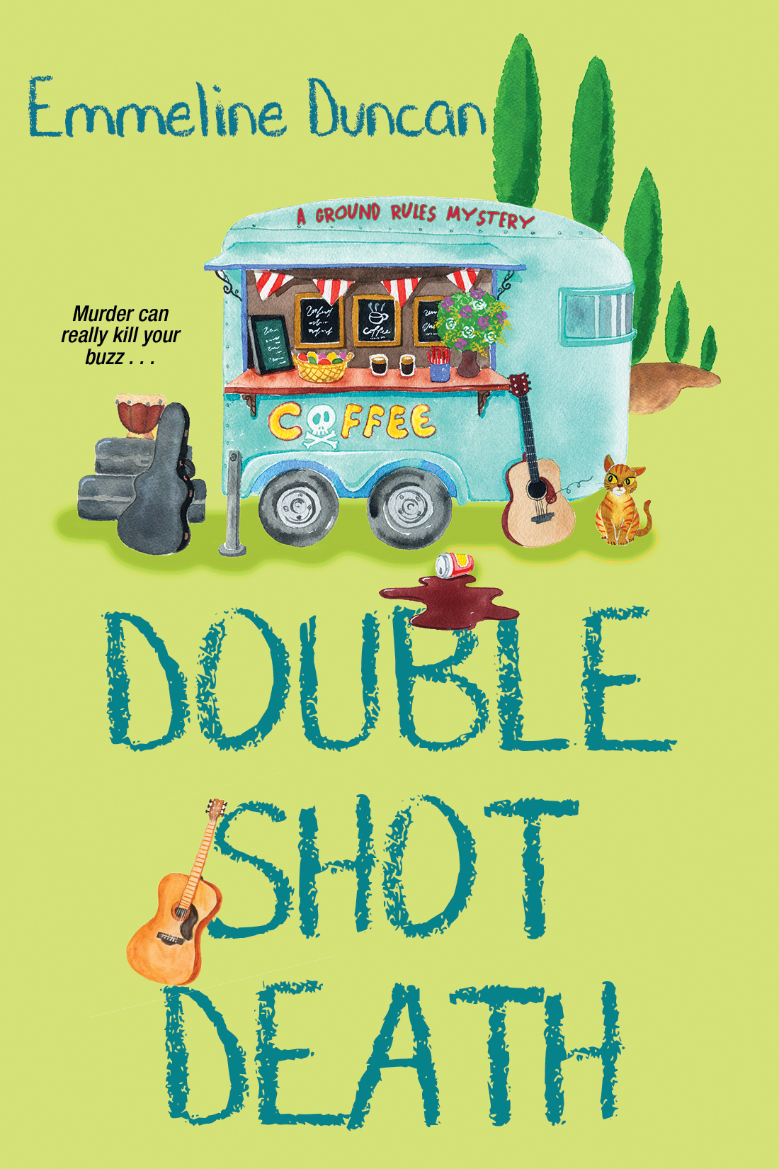 Kelly Garrett's Mystery Book "Double Shot Death"