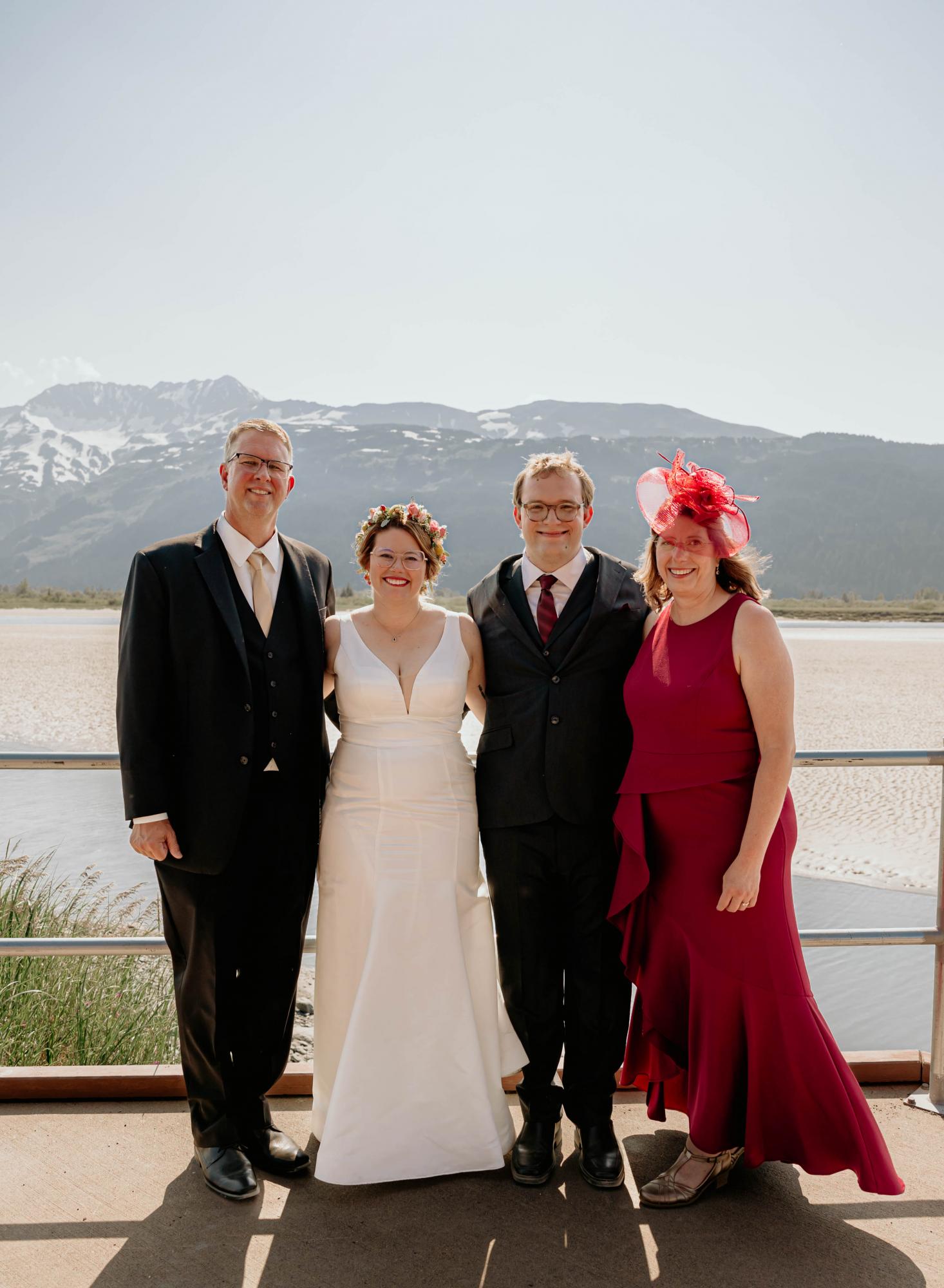 Alex Quast ’19 and Carly Williams ’19 were married at the Alaska Wildlife Conservation Center