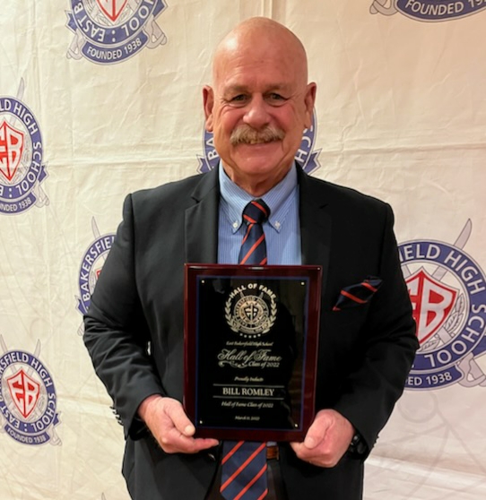 William "Bill" Romley ’76 Inducted into East Bakersfield High School Hall of Fame