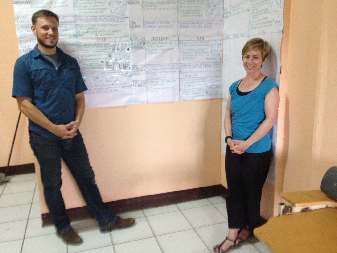 Pictured above is Dr. Timothy Valenti (class of 2016) and Dr. Rebecca Reisch in Jinotepe, Nicaragua. 