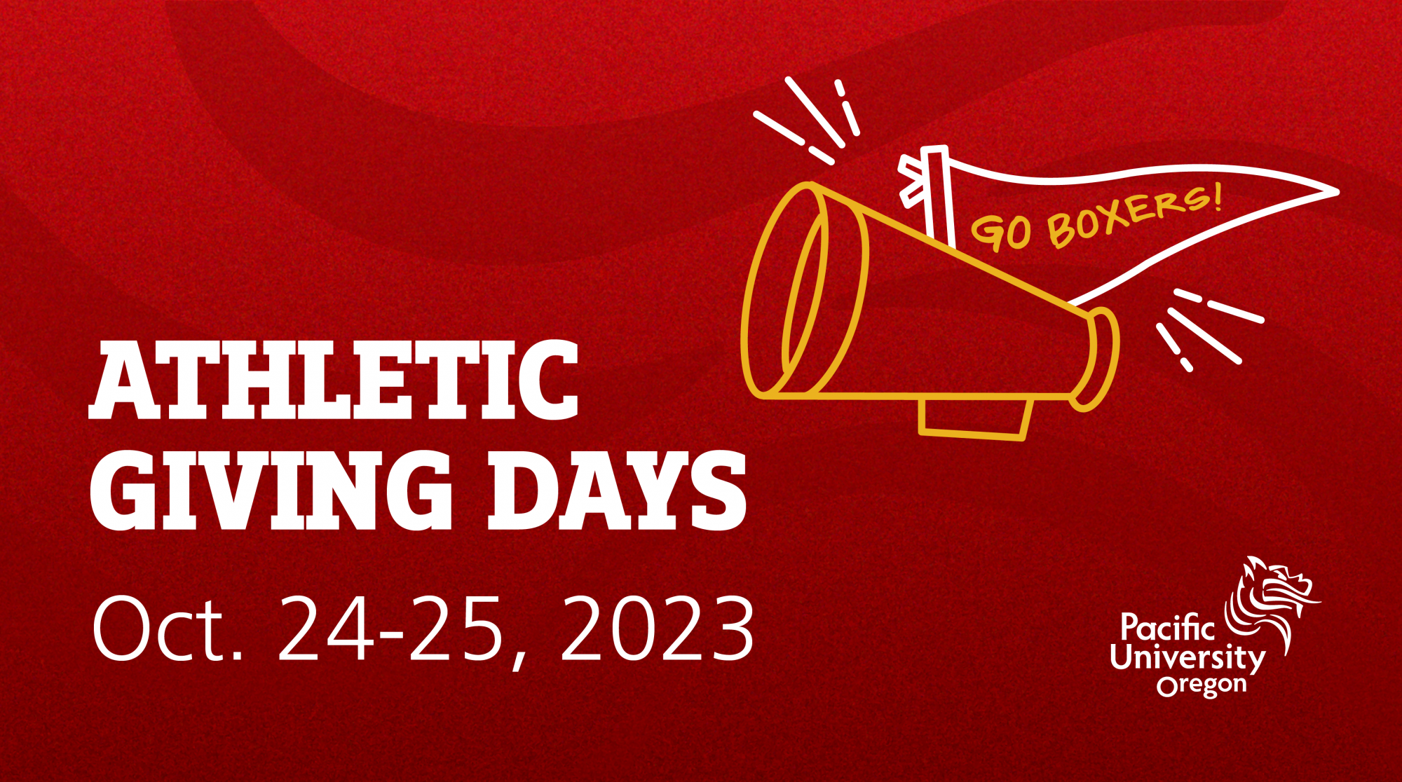 Athletic Giving Days October 24-25, 2023