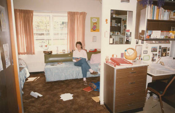 Dorm life 1970s