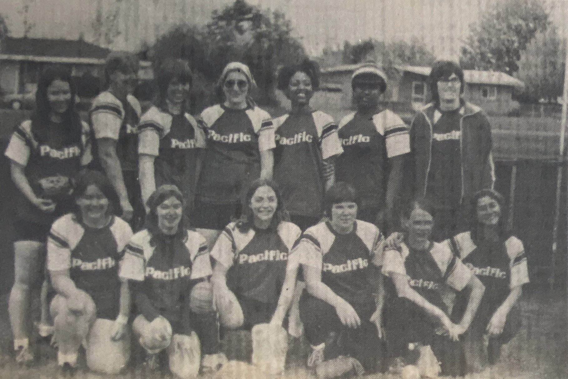 1974 Pacific softball team