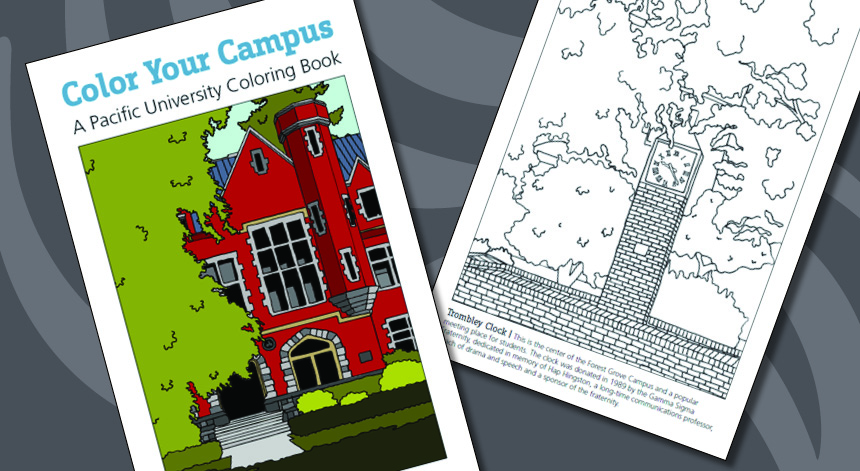 Color Your Campus: A Pacific University Coloring Book