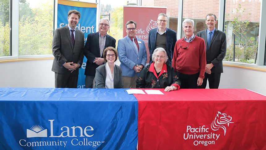 LCC and Pacific officials sign partnership agreement