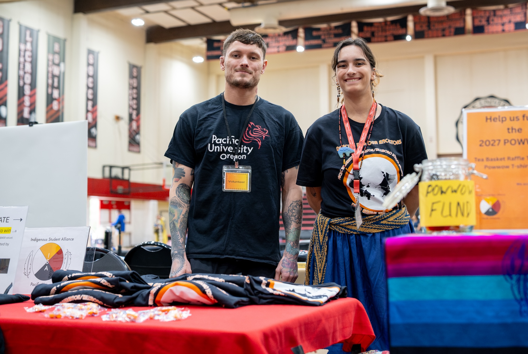 students at Powwow