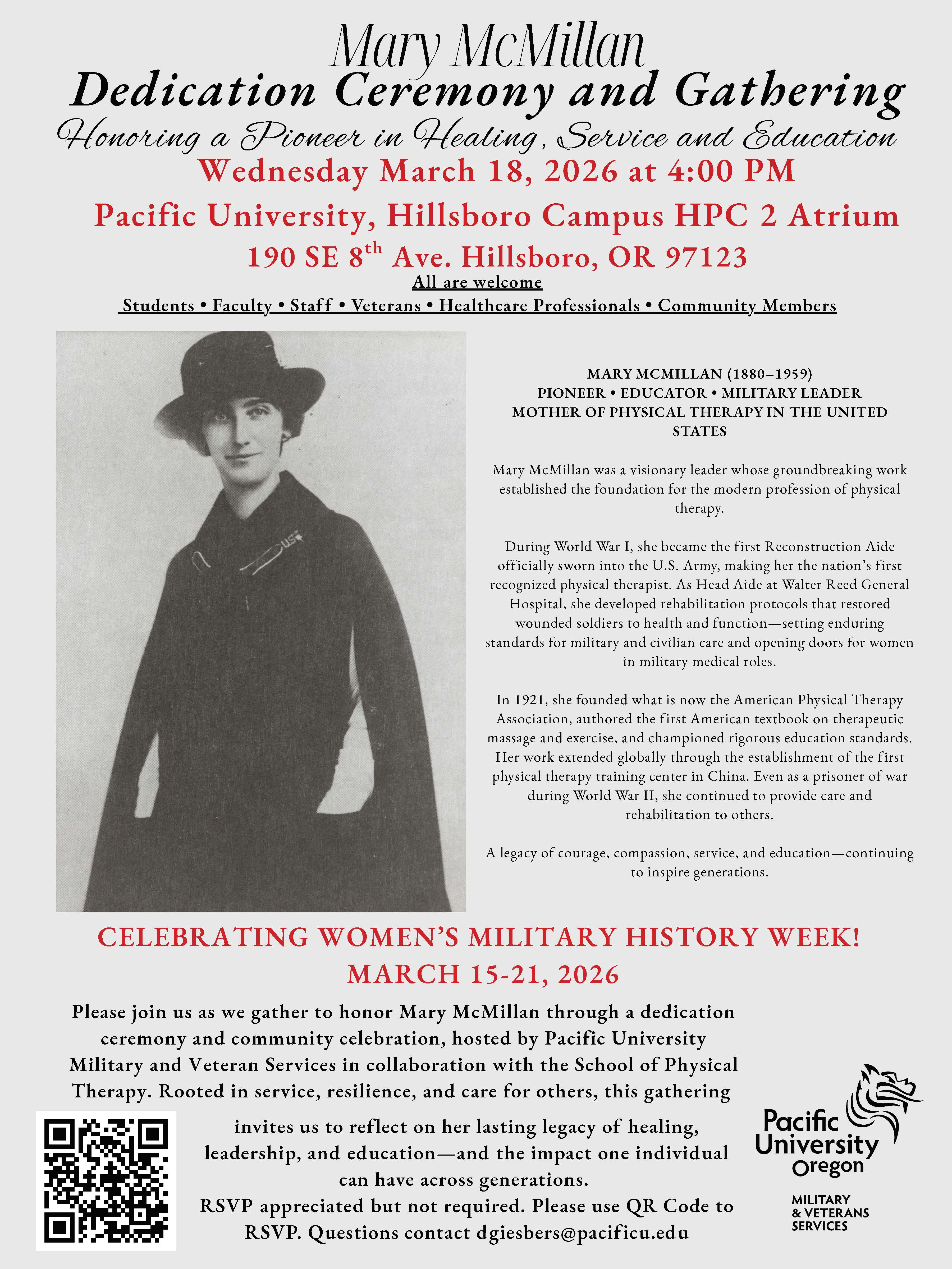 Mary McMillan Flyer