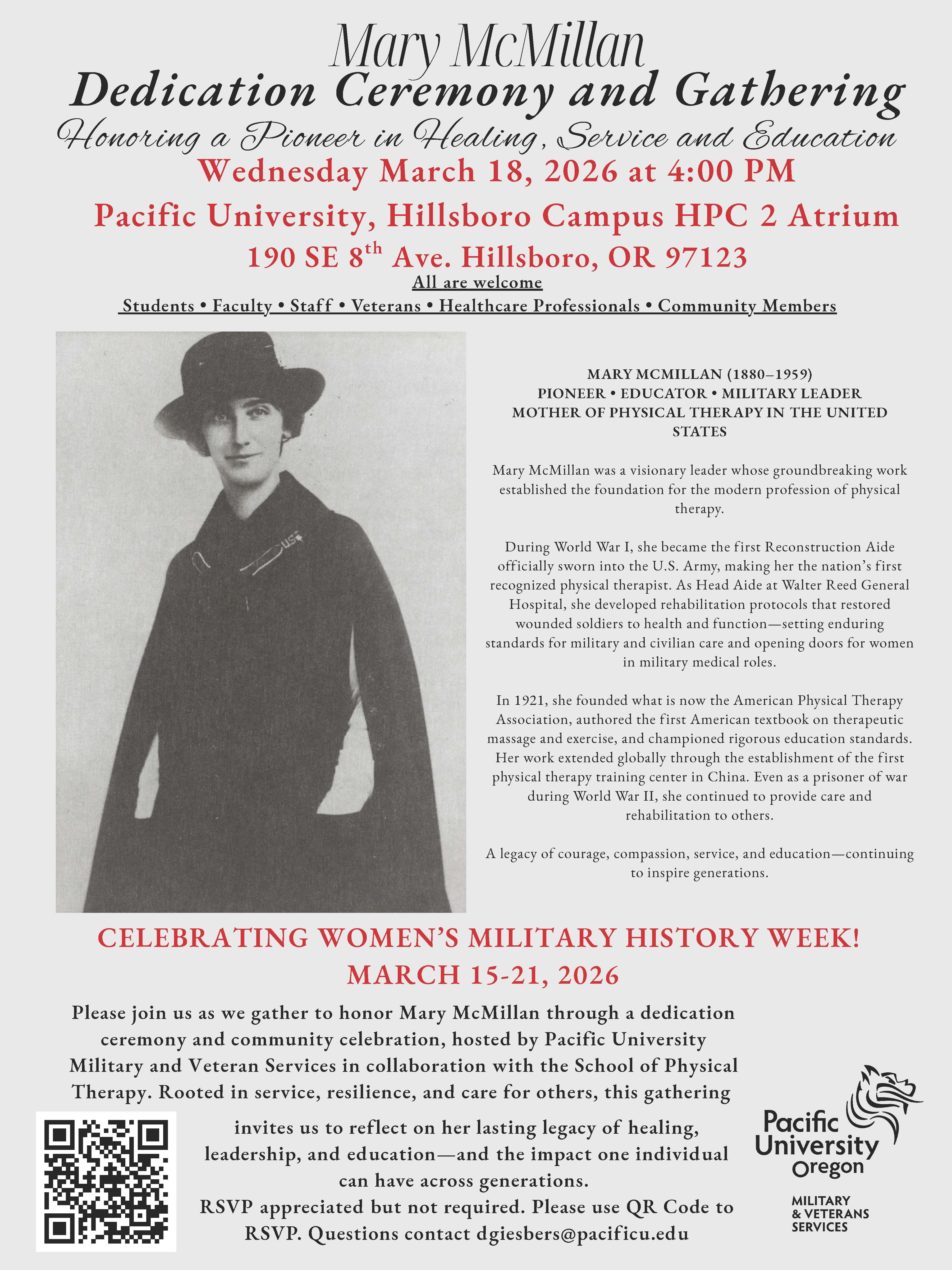 Mary McMillan Flyer