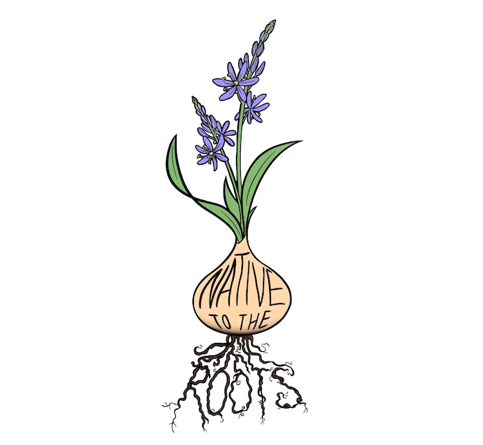 Native roots logo illustration