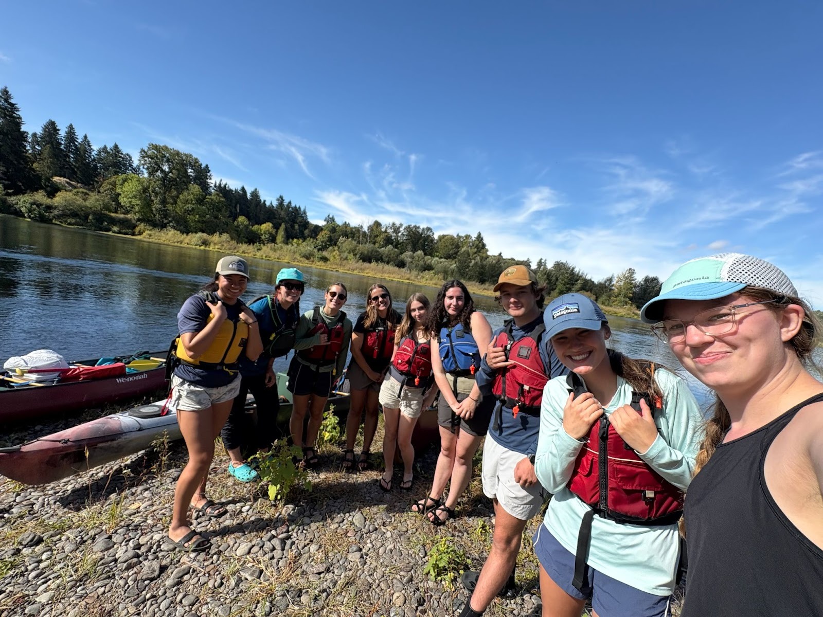 Outdoor Pursuits team at staff retreat