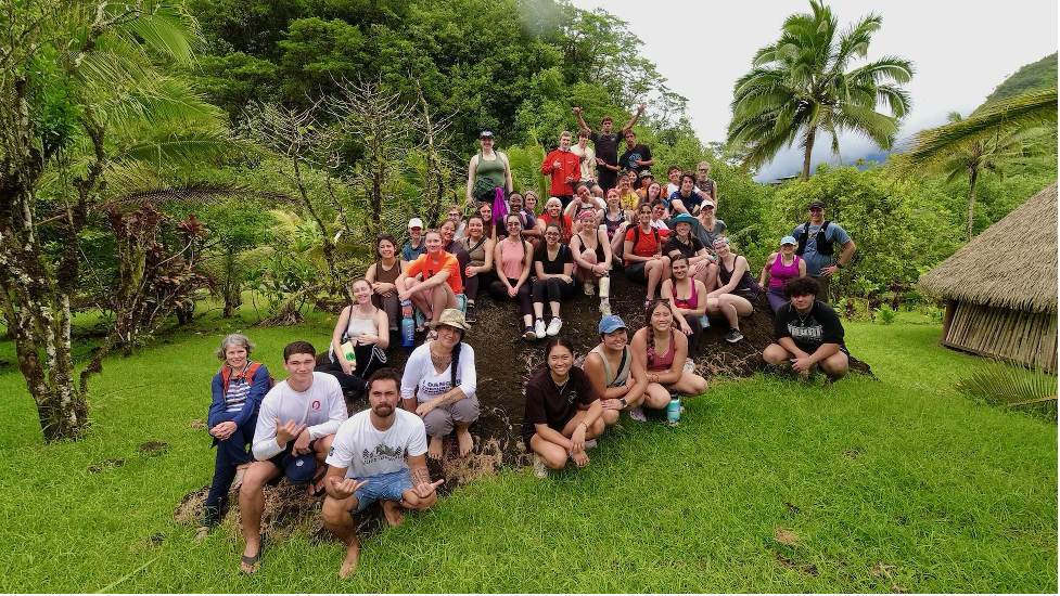 Pacific students in Tahiti through study abroad program