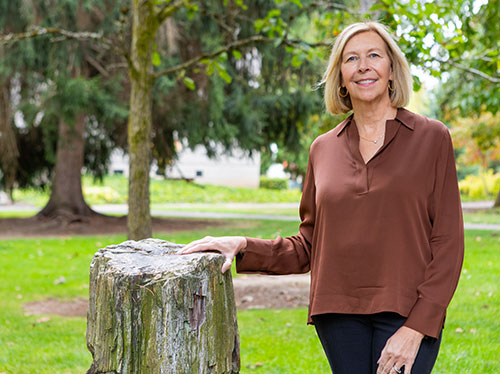 Tabitha Becker '84 At Petrified Stump