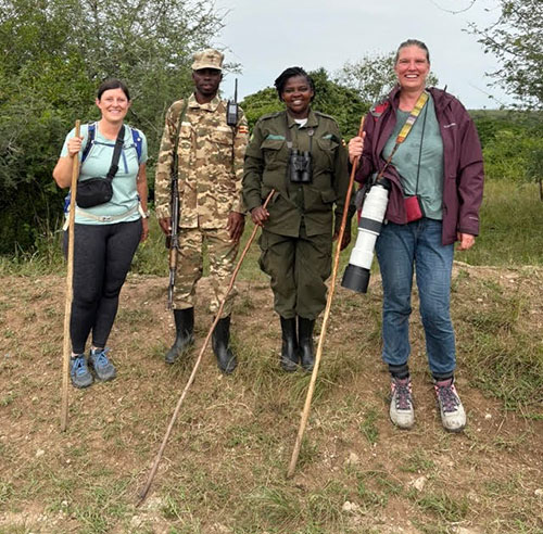 Bonnie Bolkan And Other Researchers In Uganda's Queen Elizabeth National Park