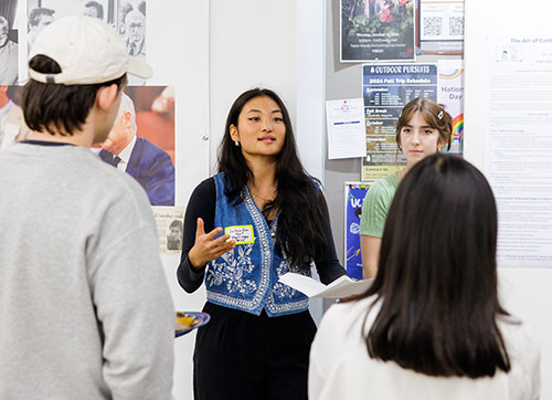 Caitlyn Sato '25 At Undergraduate Research Conference