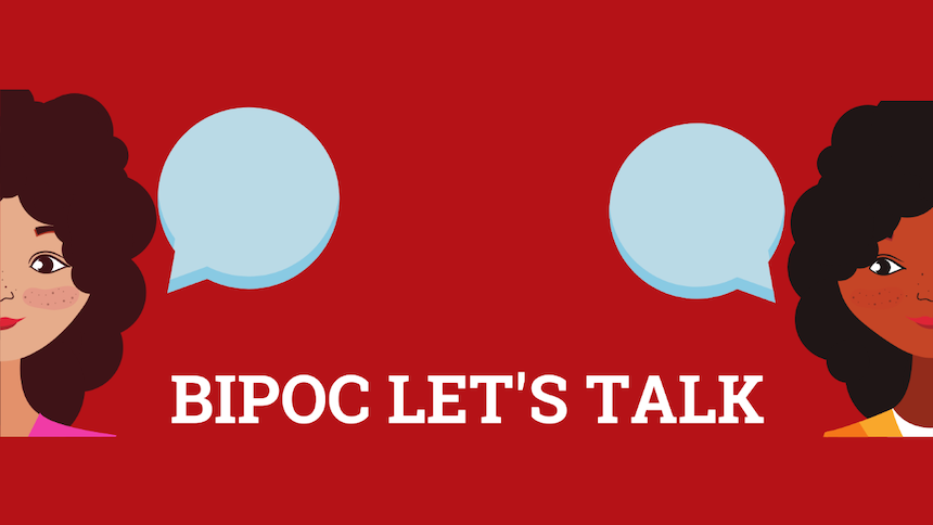 Bipoc Let's Talk  poster