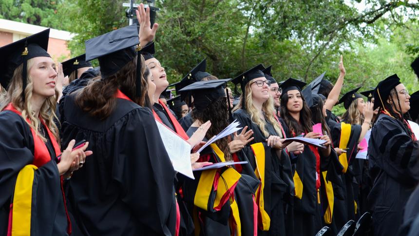 College of Health Professions graduates celebrate at August Commencement 2022