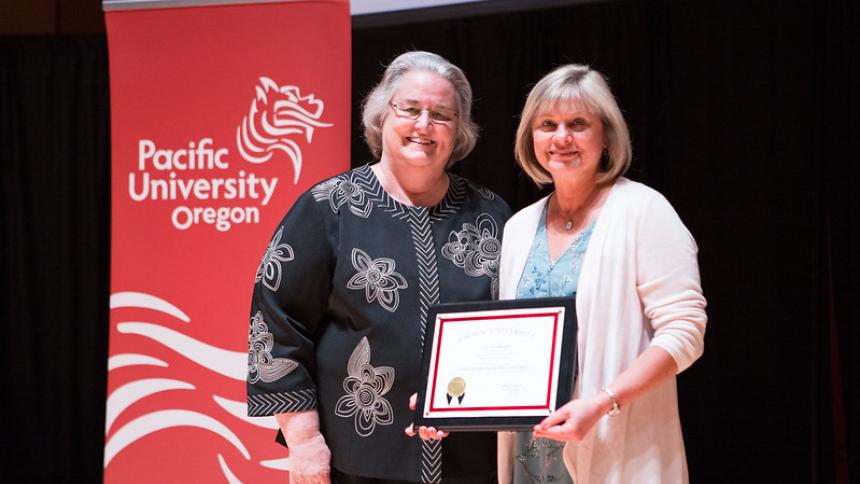 Hornberger receives Community Award