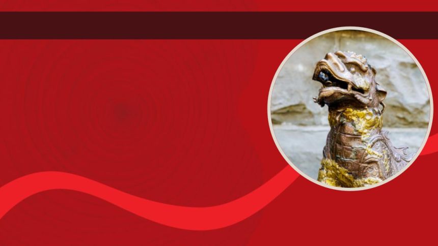 Graphic showing Boxer statue