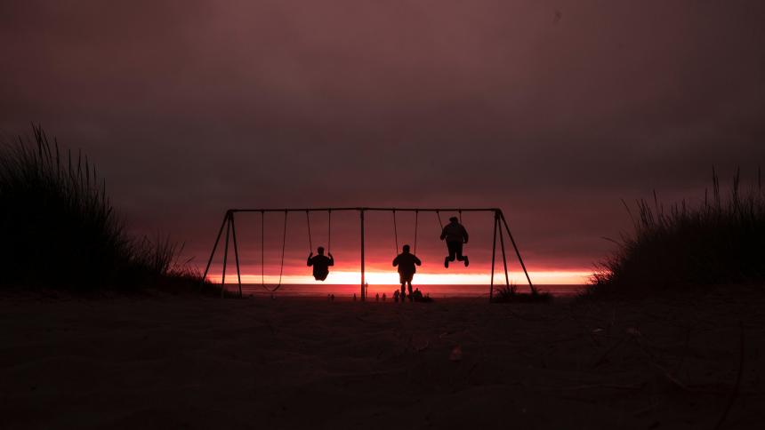 seaside swings