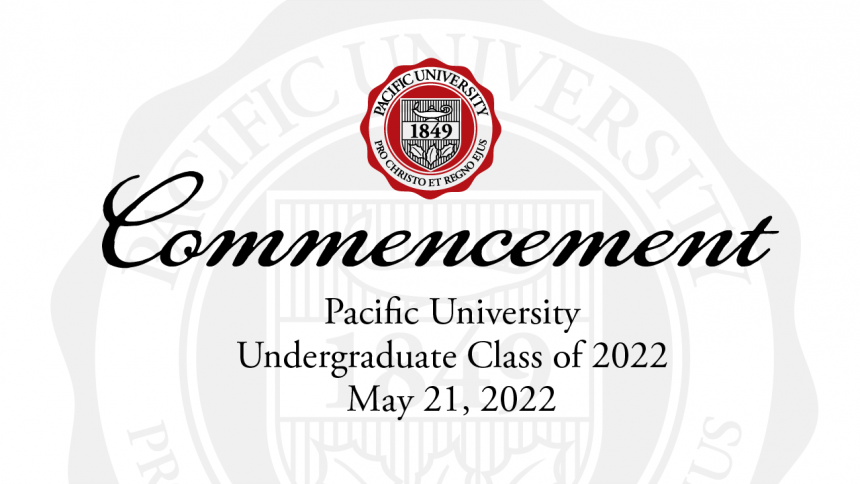 Undergraduate Commencement, May 21, 2022