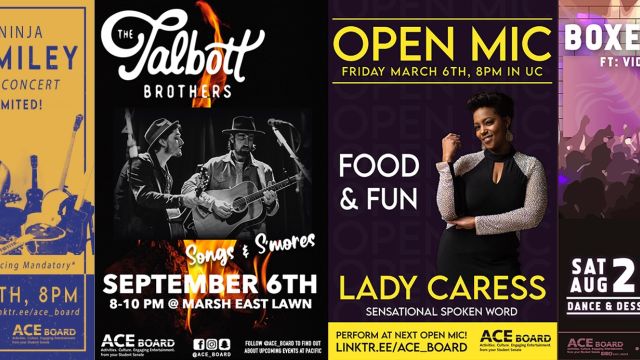 Events poster collage