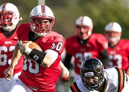 TC Campbell '14 During His Football Days At Pacific University