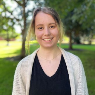 Headshot of peer tutor Taylor Aldrich