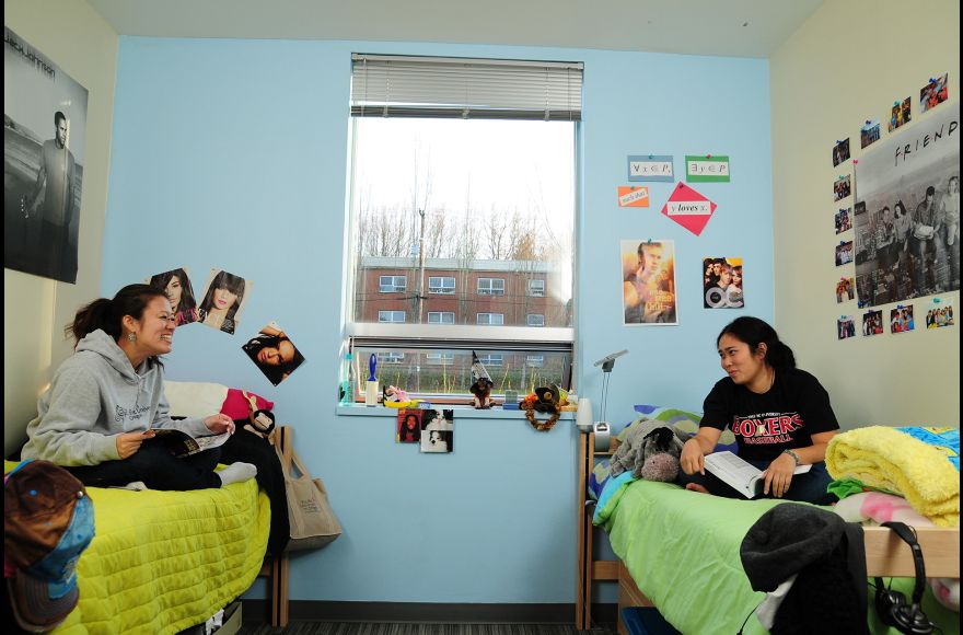 Burlingham Hall features apartments and suites for students