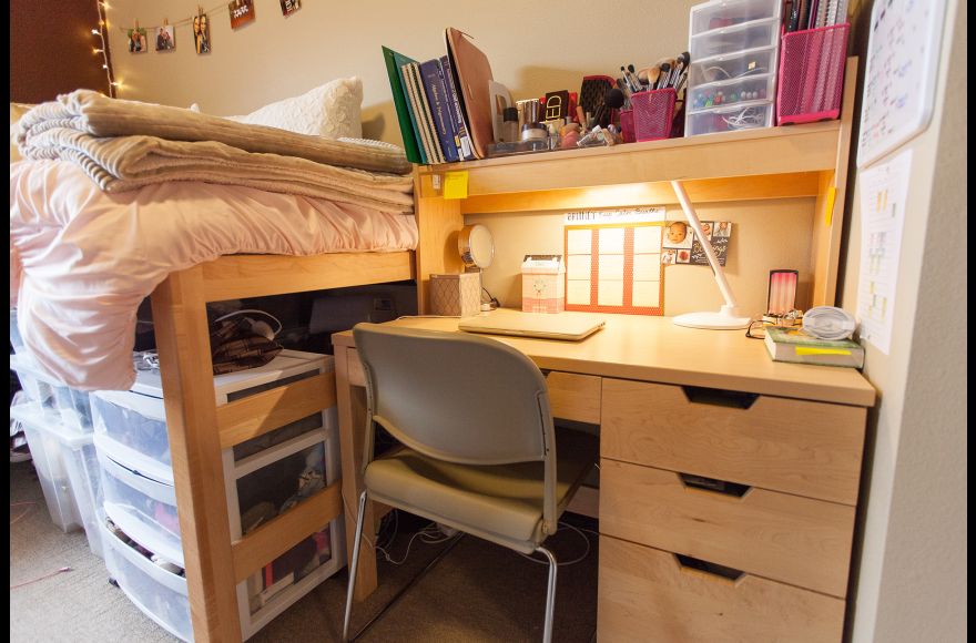 Gilbert Hall features apartments and suites for three to six people