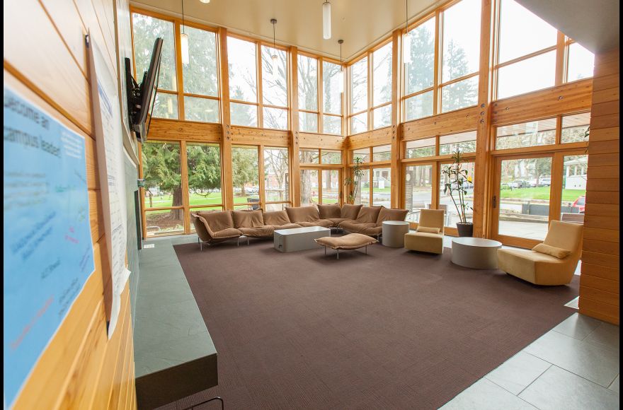 Gilbert Hall is a sustainable living environment