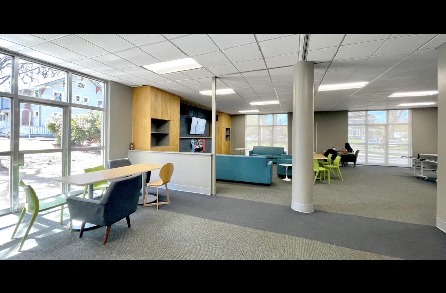 Walter Hall includes a ground-floor lounge, additional study lounges, and a community kitchen