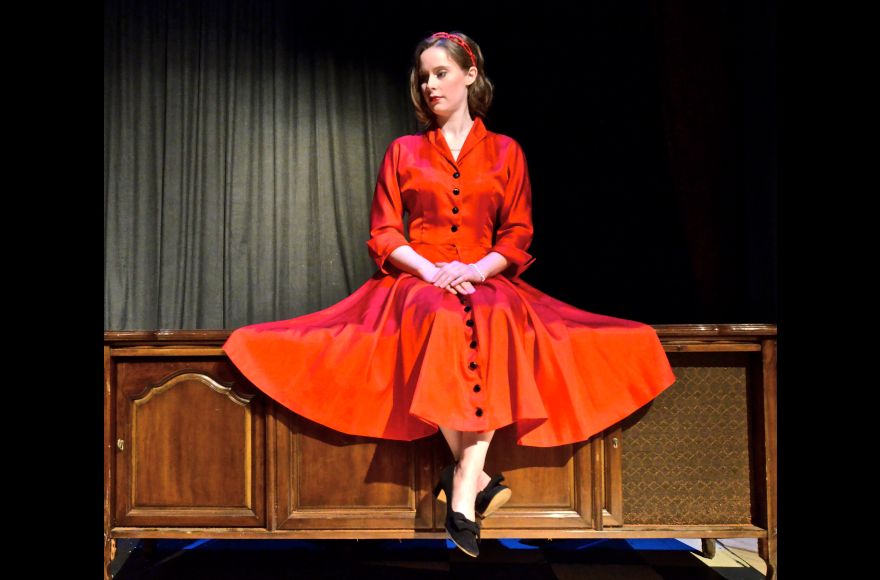 student performing in A Doll's House by Henrik Ibsen, Directed by Elizabeth Klinger, Spring 2012