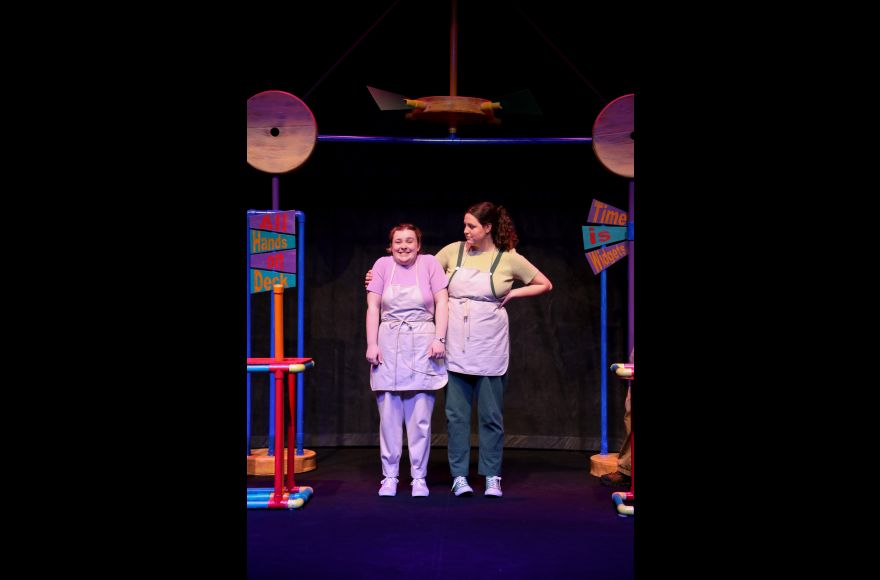 students performing in One Woman, Too Much by Ellen Margolis, Directed by Matthew B. Zrebski, Spring 2024