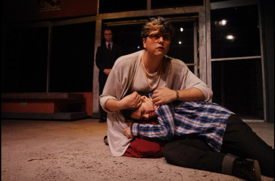 student performing in Romeo &amp; Juliet by William Shakespeare, Directed by Rusty Tennant, Spring 2015